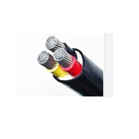 Unarmored Aluminum Cables - Pvc Insulated, Different Size, Black Color | Ideal For Industrial & Domestic Power Transmission, Lightweight & Cost-effective