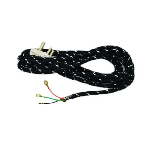 Black Super Gec Cotton Braided Lead Wire