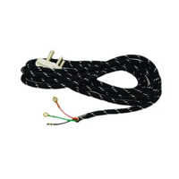 Super Gec Cotton Braided Lead Wire - Color: Black