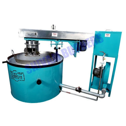 Blue Namkeen Drum Diesel Bhatti Set -Fryer