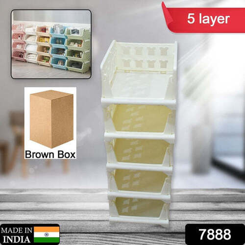 5 LAYER STACKABLE MULTIFUNCTIONAL STORAGEFOR (7888)