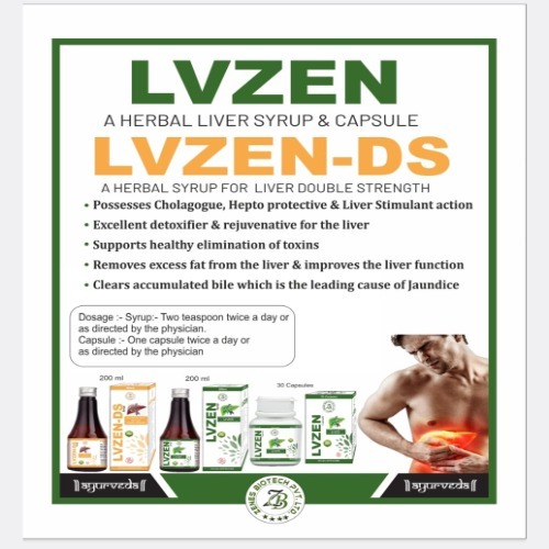 LVZEN-DS Syrup - 200ml Bottle | Dry and Cool Storage Dosage Guidelines as Suggested
