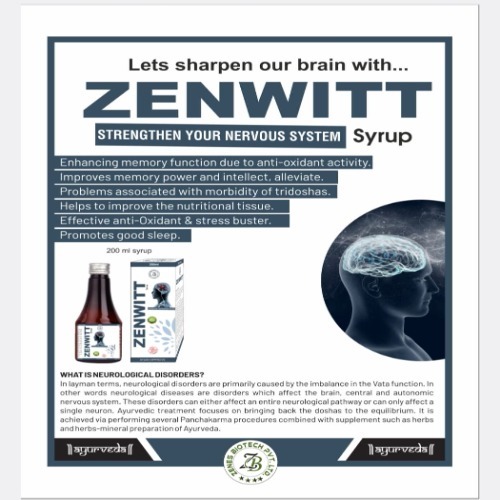 Ayurvedic Medicine Zenwitt Syrup