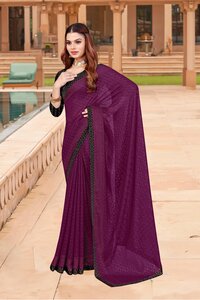 Women Shimmer Saree