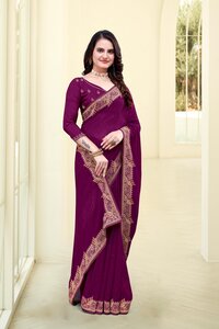 Women Chiffon Saree -2