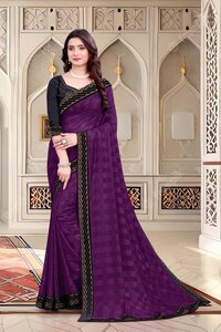 Women Chiffon Saree -4