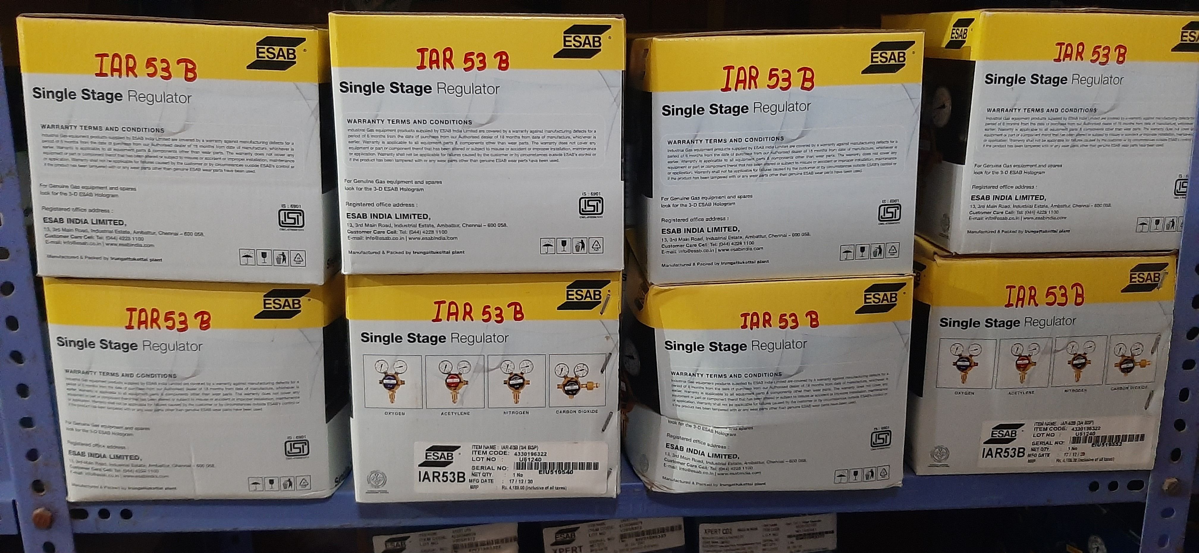 Esab Dura Multi Stage Acetylene Regulator