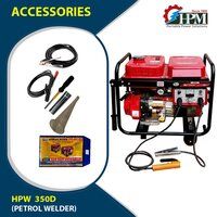 300 Amps - 9.KW Petrol Run Welding Generator  Model HPW-350D Recoil and Self Start