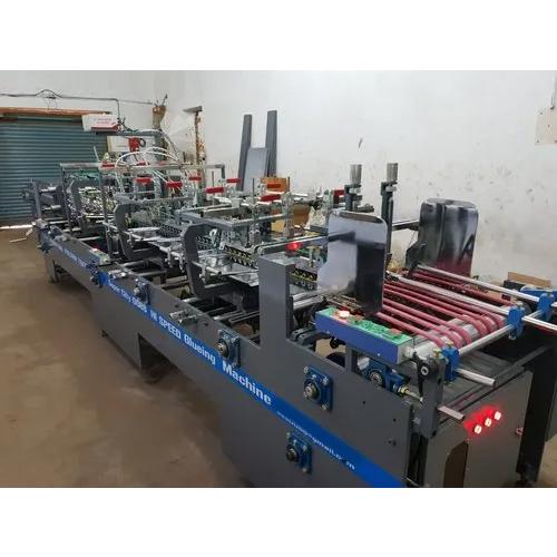 440 V Crash Lock Bottom Folder Gluer Machine