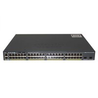 Cisco Ws-c2960x-48lpd-l Switch - 1u Rack-mountable, 48 Gige Poe 370w, 2x 10g Sfp+ Ports, 130.9mpps Forwarding, 216gbps Switching Bandwidth