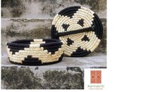 Designer Sabai Gift basket | Handmade Sabai Grass Casserole 8*3 inches