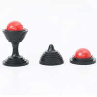 Magic Ball And Vase - Pvc Material, 5inch Size, Black And Red Color | Unique Decorative Piece For Enchanting Home Or Office Aesthetics