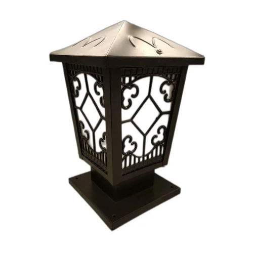 Metal Black Pvc Gate Light