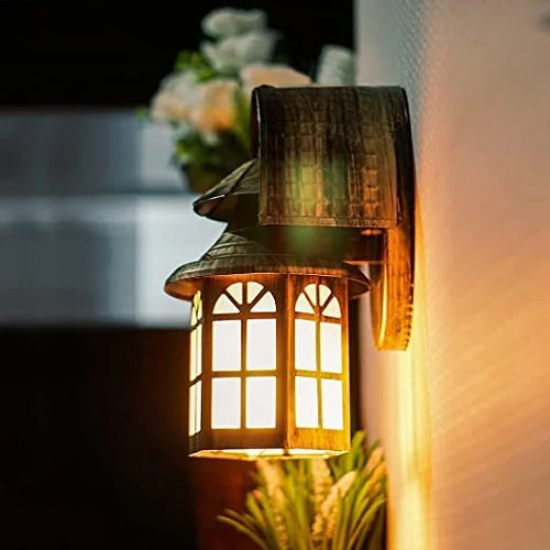 Hanging Wall Lamp Antique Power Source: Electric