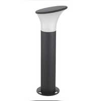 Black Bollard Light