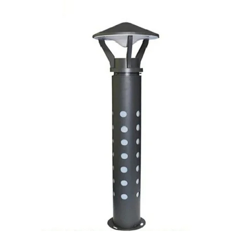 LED Bollard Light - Metal, 3 Feet Tall | Black Color, Ideal for Outdoor Use
