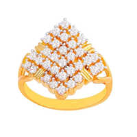 Ladies Triangle Diamond Ring