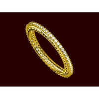 Ladies Gold Plated Diamond Bangles
