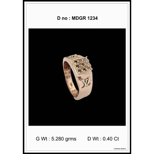 Gents Gold Diamond Ring