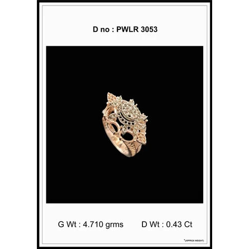 Gold Diamond Ring Diamond Carat Weight: 0.43 Carat