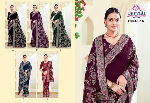 Women Georgette Saree -1