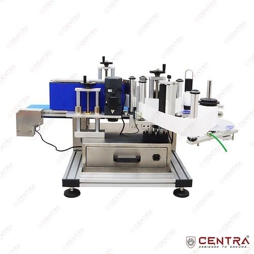 Automatic round bottle labelling machine