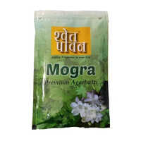 Mogra Fragrance Agarbatti - Solid Form, Brown Color, Smooth Surface | Eco-friendly Incense For Aromatic & Religious Use In Any Holder