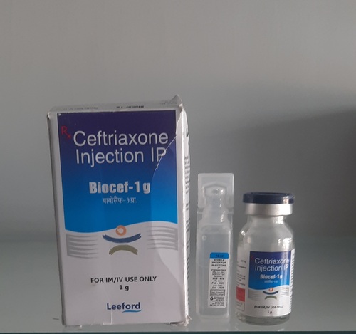 Ceftriaxone 1 Gm Injection - Physical Form: Liquid