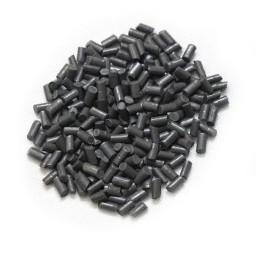 Black 15 Percent Dark Gray Nylon 6 Glass Filled Plastic Granules