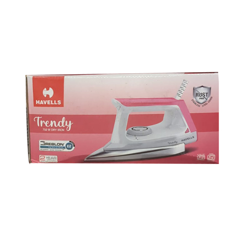 White 750W Dry Iron