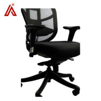 Adhunika High Back Revolving Black Net Office Boss Chair