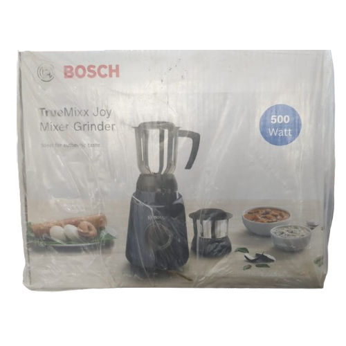 500 Watt Mixer Grinder - Durable Material 3 Jars Sleek White Color | High Speed Performance Warranty Included