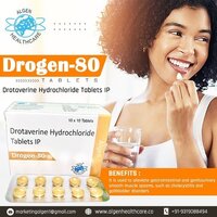 Drogen-80 - 80mg Drotavarin | Support For Smooth Muscle Relaxation, Alleviates Gastrointestinal Spasms