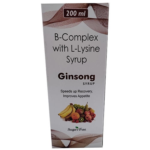 B-comples With L-lysine Syrup General Medicines