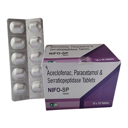 Aceclofenac Paracetamol And Serratioptidase Tablets - Drug Type: General Medicines