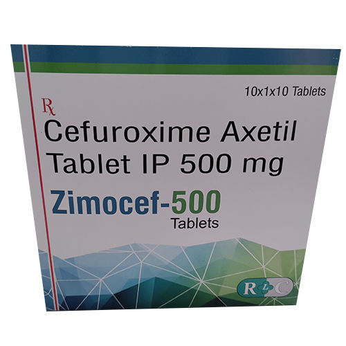 500mg Cefuroxime Axetile Tablet IP