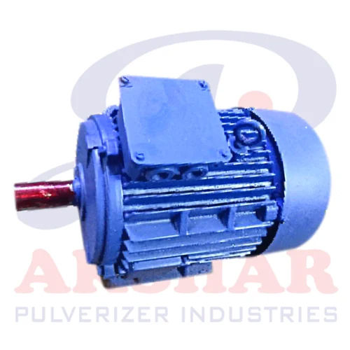 Blue Three Phase Electric Motor