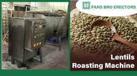 Lentils Roasting Machine - Capacity: 50 To 10