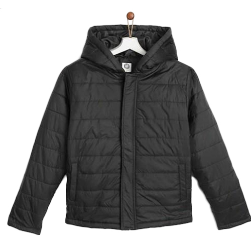 Kids Black Puffer Jacket