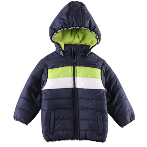 Washable Kids Puffer Jacket With Hood