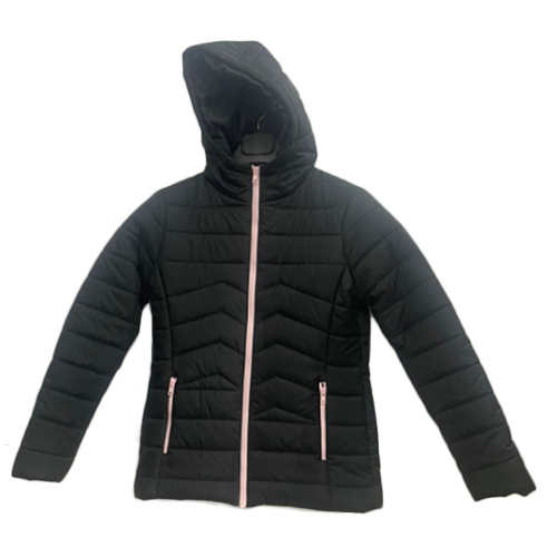 100% Polyester Fabric Black Jacket