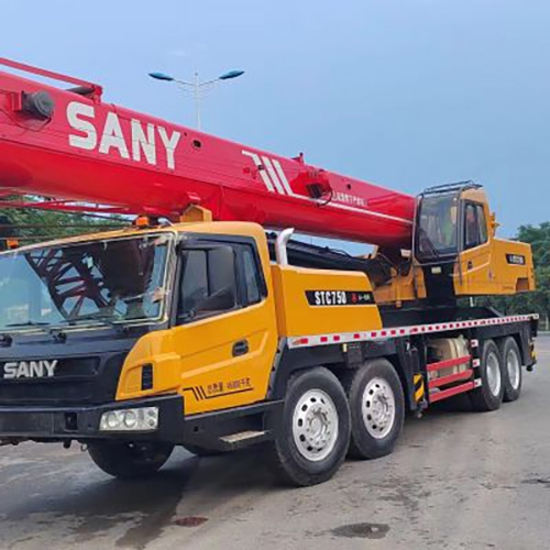 Used 75 Ton Sany STC750 Truck Crane