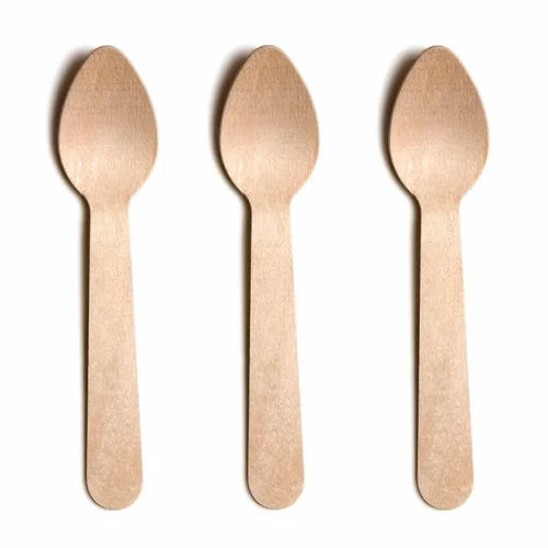 7Inch Disposable Wooden Spoon Application: Event And Party