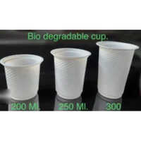 White Biodegradable Cups