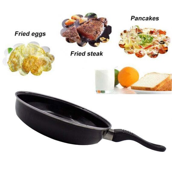 INDUCTION BASE HARD ANODIZED TADKA FRY PAN NONSTICK (2524)