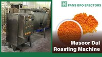 Masoor Dal Roasting Machine - Capacity: 50 To 10