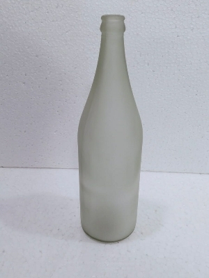 Frosted Glass Liq-Uor Bottle - Sealing Type: Cork