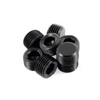 Bsp Grub Screw - Brass Material, Socket Head Type, Black Color | Corrosion-protected, Commercial-grade Fastening Solution