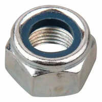 Silver Hex Nylock Nut