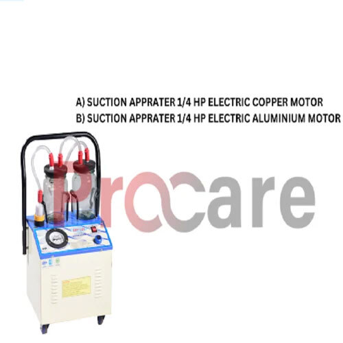 A) SUCTION APPRATER 1-4 HP ELECTRIC COPPER MOTOR